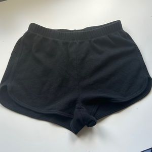 Artizia black cloth short shorts